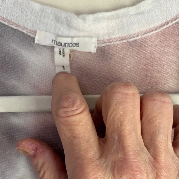 Tie-Dye Open Front Cardigan - Picture 2 of 3